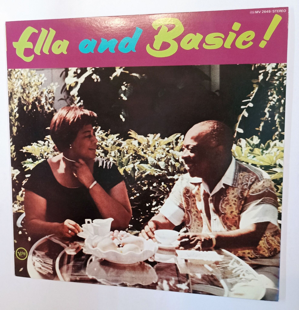Винтажная виниловая пластинка LP Ella Fitzgerald With Count Basie And His Orchestra Ella And Basie (Japan 1986)