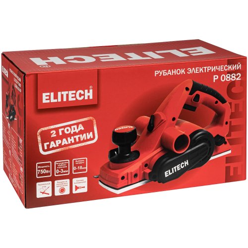 Рубанок ELITECH Р 0882 (E2209.005.00)