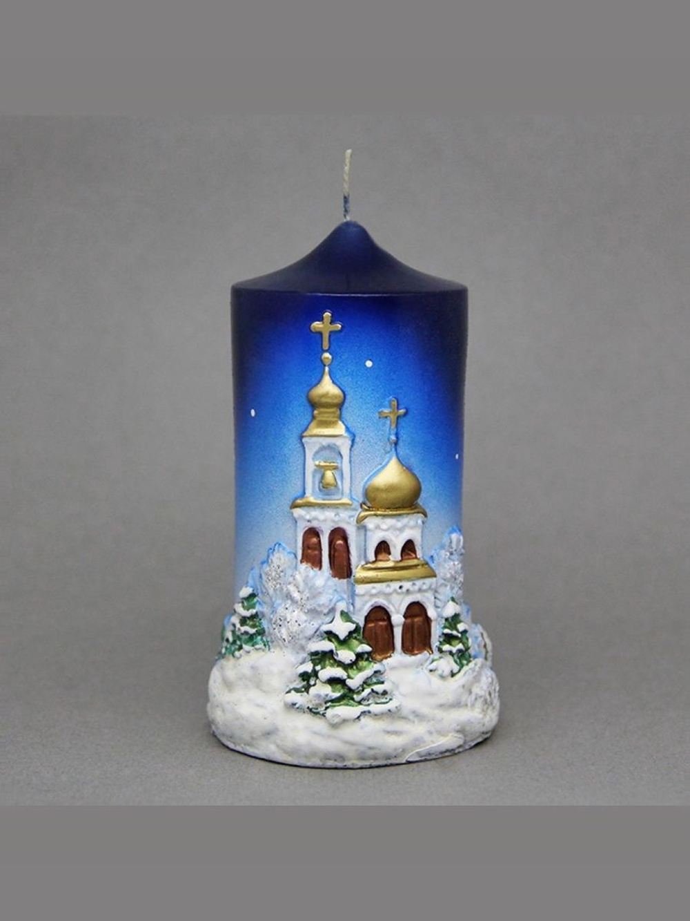 Свеча Рождественская ночь (малая) (70х60х110 вес 185 гр) парафин