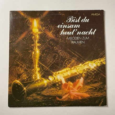 Винтажная виниловая пластинка LP Konrad Korner, Studio Orchester, Martin Hoffmann Bist Du Einsam Heut' Nacht (Melodien Zum Traumen) (ГДР 1983)