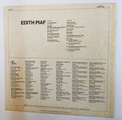 Винтажная виниловая пластинка LP Edith Piaf (Germany 1976)