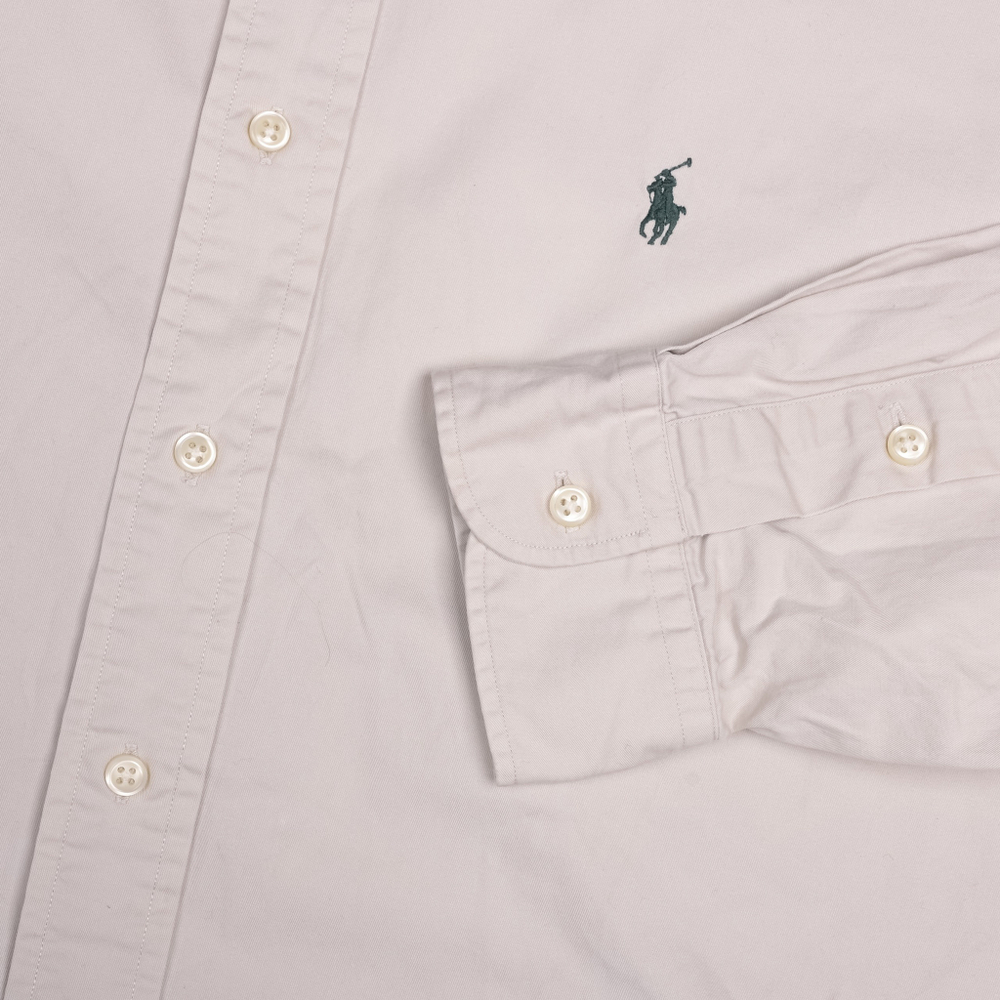 Просторная рубашка Polo Ralph Lauren песочного цвета, XL