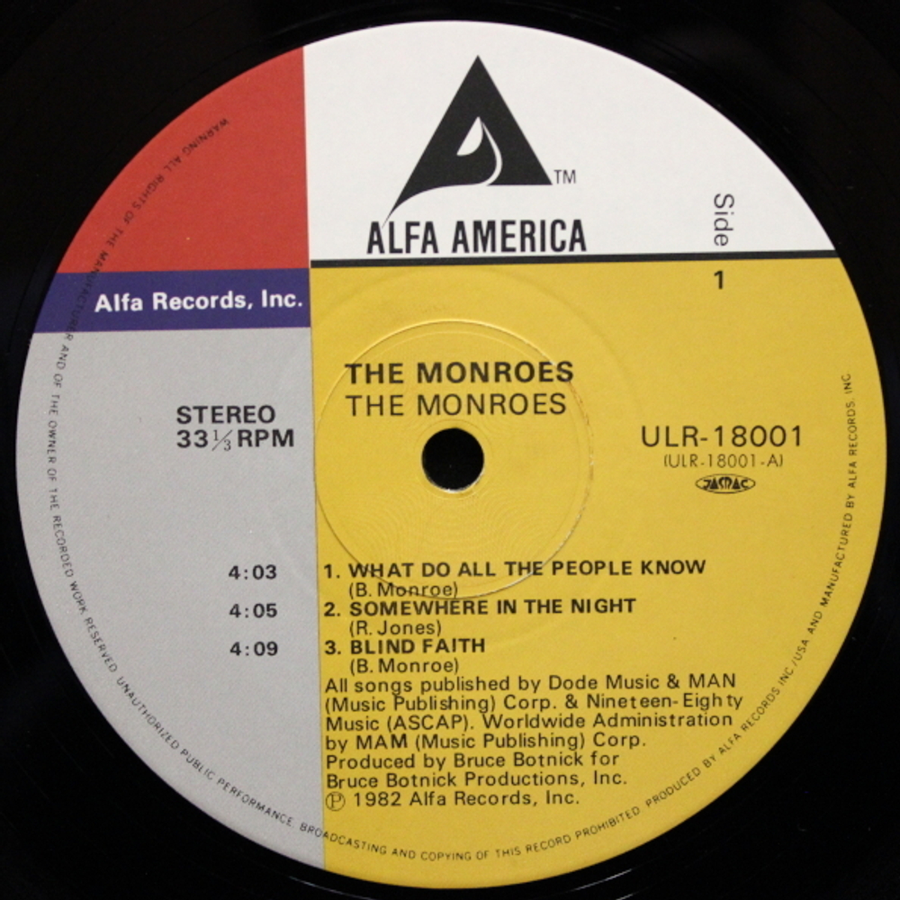 The Monroes / The Monroes (LP)