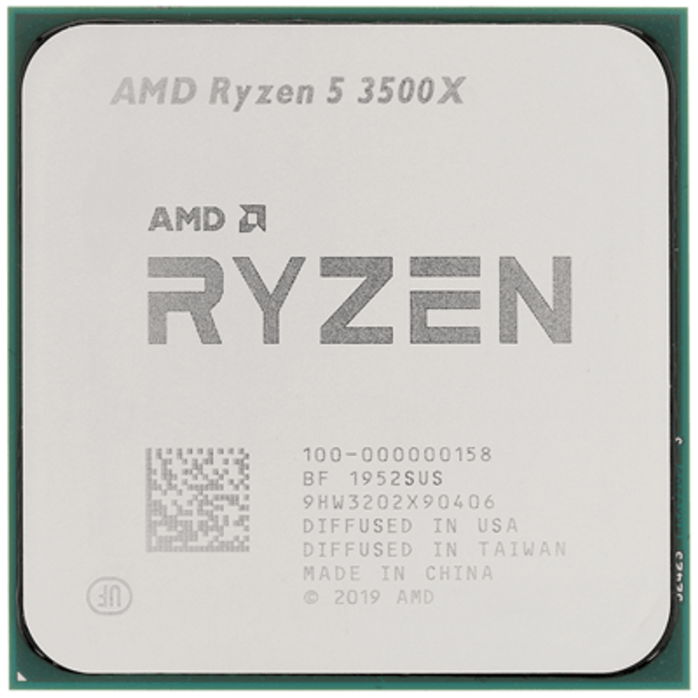 Процессор AMD Ryzen 5 3500X 3,6Гц (4,1ГГц Turbo), AM4, 7nm, 6/6, L2 3Mb, L3 32Mb, 65W, OEM