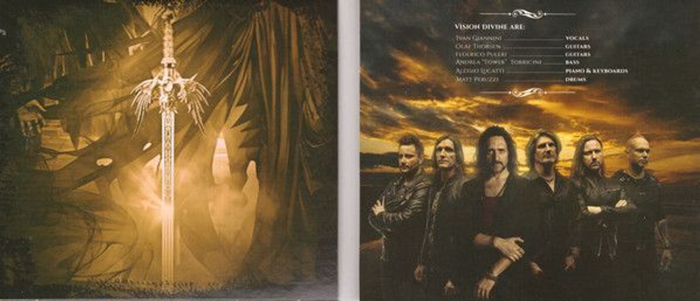 VISION DIVINE - Blood And Angels' Tears DIGI CD, музыкальный компакт диск, power metal, 2024