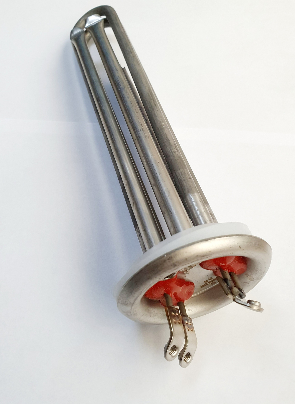 Нагревательный элемент 1000 + 1000W водонагревателя Центурио (Электролюкс) в комплекте с анодом и прокладкой, нержавейка