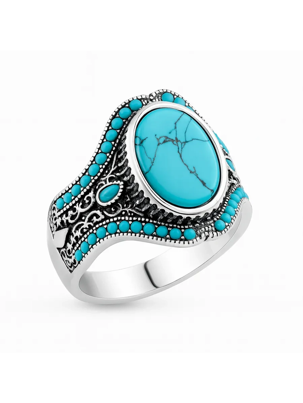 Кольцо бижутерное "Ретро"