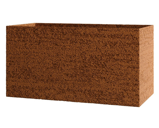 Кашпо Concretika Balcony 40x15x15 Erosia Ochre