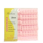 Бигуди пластмассовые с зажимом 12шт, цвет микс, d=20мм