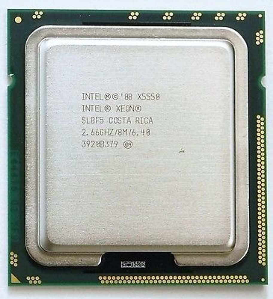 Процессор Intel Xeon X5550 Gainestown (2667MHz, LGA1366, L3 8192Kb), SLBF5, tray