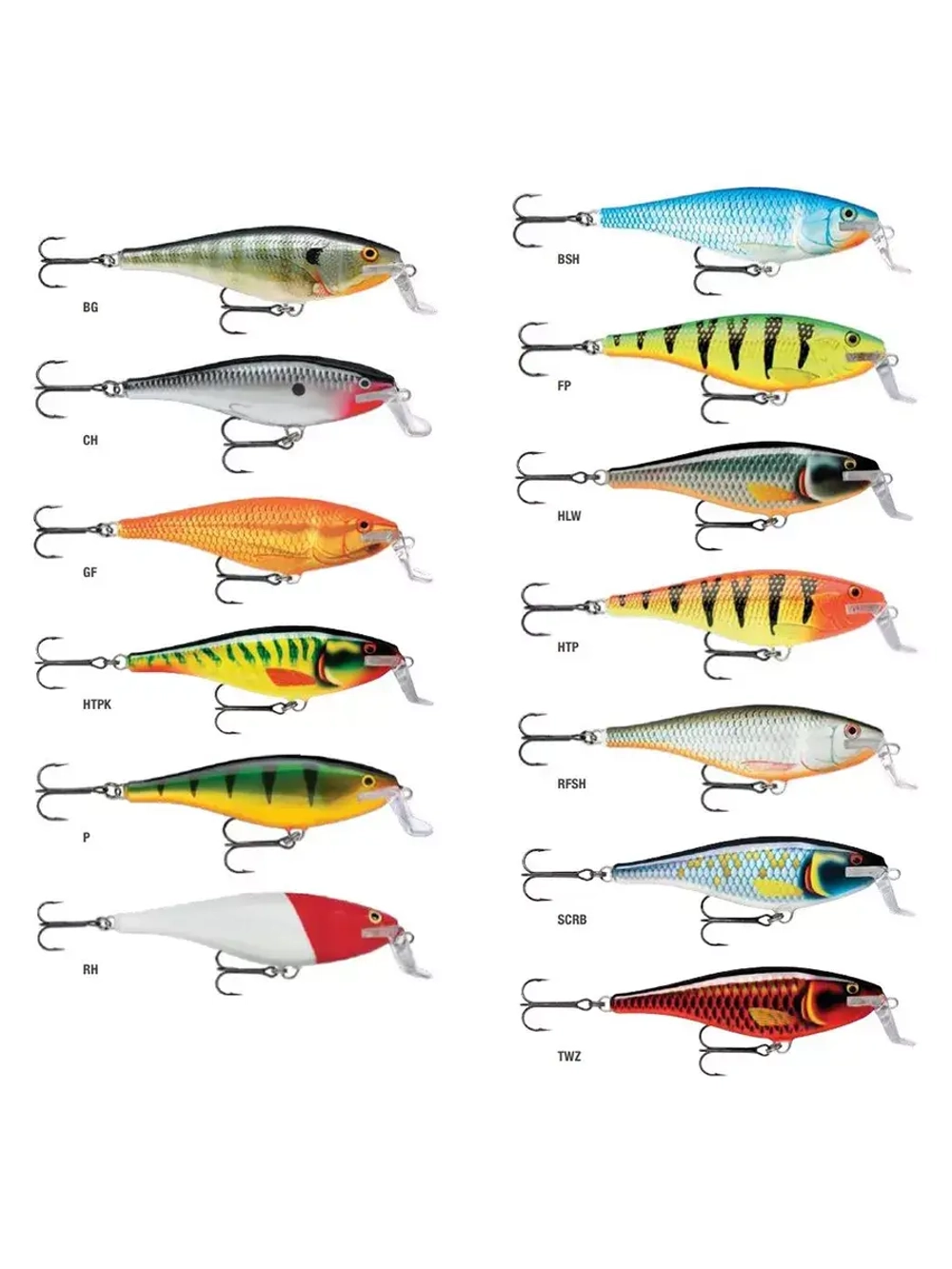 Воблер Super Shad Rap 14, 14см, 45гр, цвет P