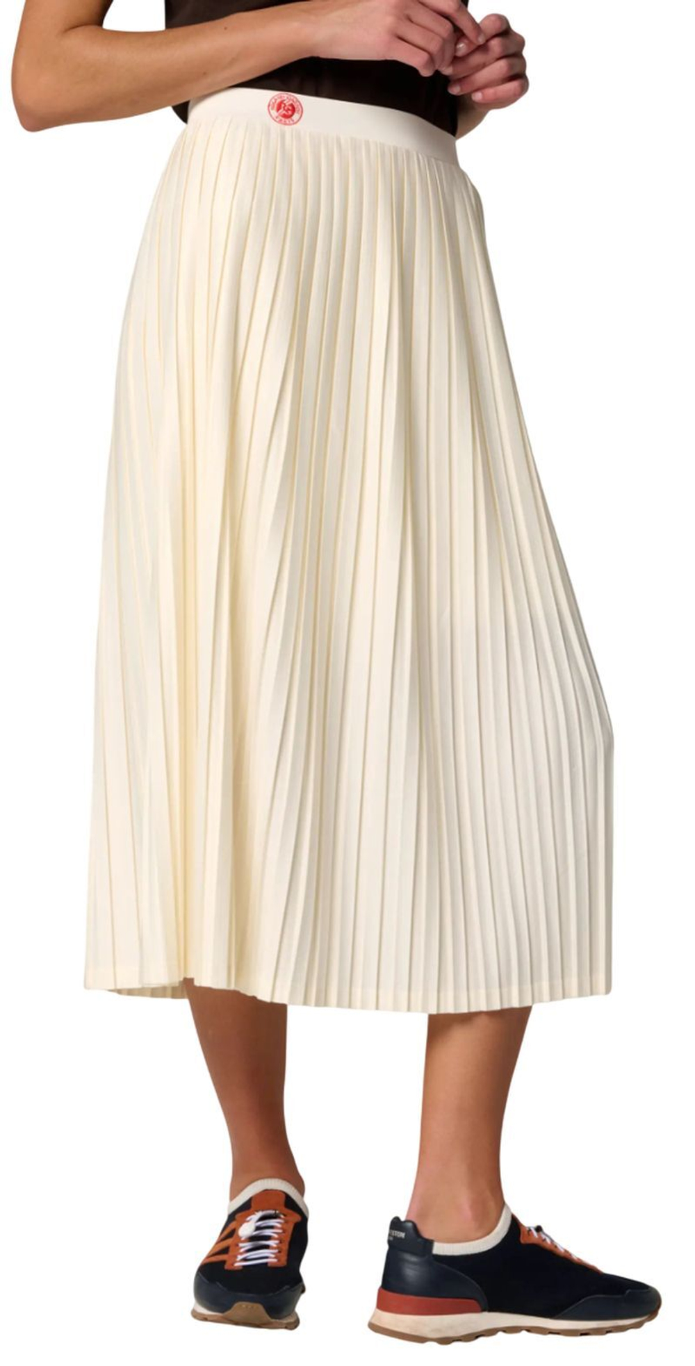 Теннисная юбка Roland Garros Heritage Tatiana - экрю