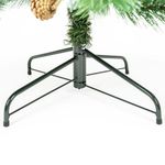 Ель новогодняя искусственная "Velvet Pinewood" 240 см, с инеем и шишками, ПВХ, ЗОЛОТАЯ СКАЗКА, 591706