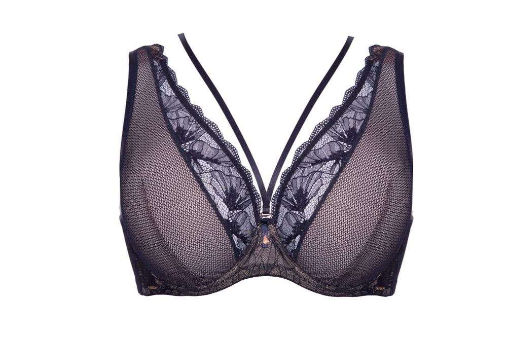 Бюстгальтер-бралетт Volare с мягкими чашечками +size (Размер: 65H) (Цвет: темно-синий)