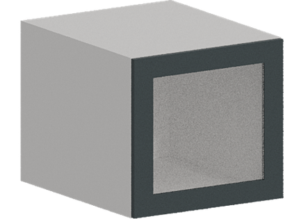 Кухня Модуль ШВГС 510 Графит / Бирюзовая мята