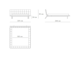 Дизайнерская кровать Onda