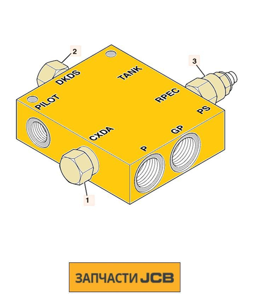 Клапан JCB 928/60118