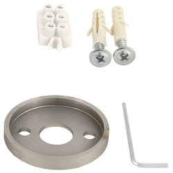 Коробка для скрытого подключения электрических полотенцесушителей, хром