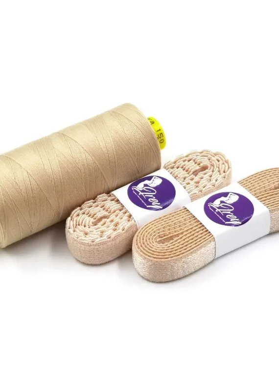 126 740/10 Бретель глянец Lauma 10 мм, телесный 126