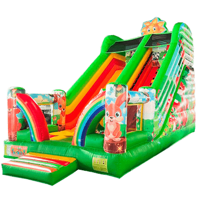 Надувная горка «В гостях у сказки»  7x4x6 м