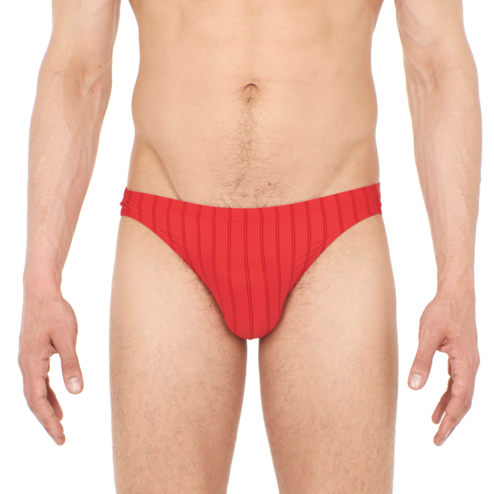 Мужские трусы слипы красные HOM CHIC Comfort Micro Briefs 401333_4000PA