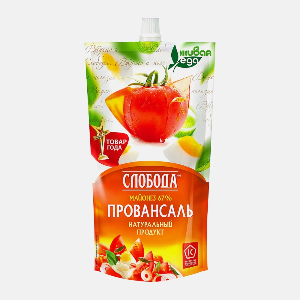 Майонез Слобода Провансаль 67% 400мл