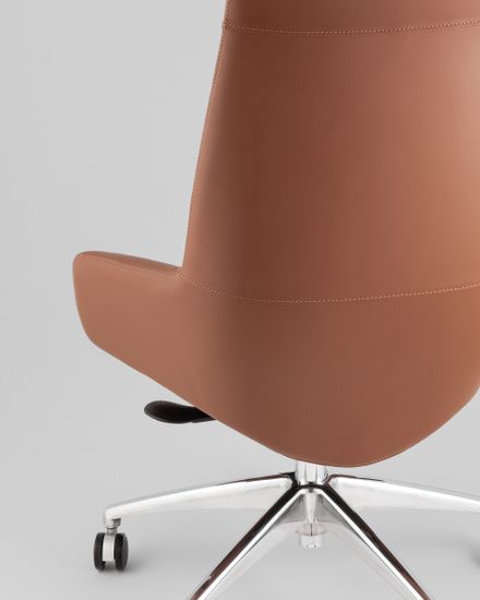 Кресло руководителя TopChairs Bow шоколадный