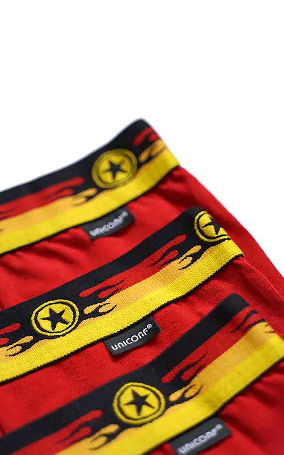 Мужские трусы BB33 Белый-Голубой-Красный