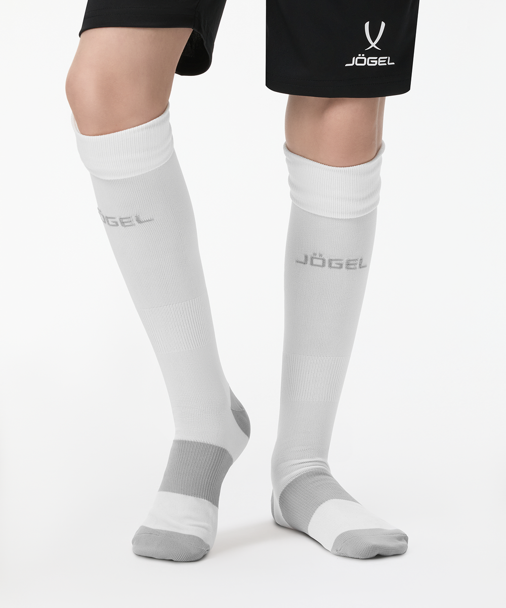 Гетры футбольные CAMP BASIC SOCKS, белый/серый/серый
