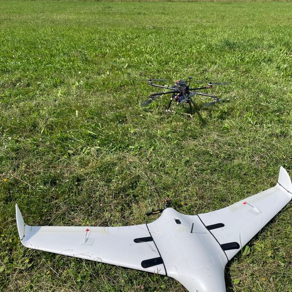 Самолет VolJet X8 FPV (с курсовой IP-камерой)