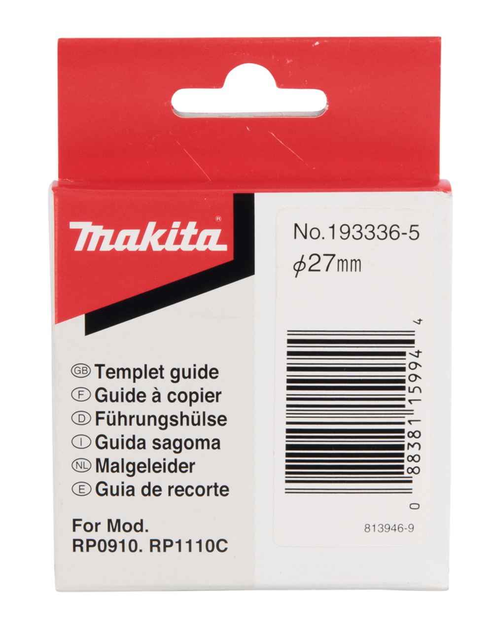 Направляющая втулка 24x27x13 для RP0910/RP1110C Makita 193336-5 24 x 27 x 13
