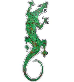 Decor and Gift 38-009-02 Панно «Геккон» бол. (мозаика, о.Бали)
