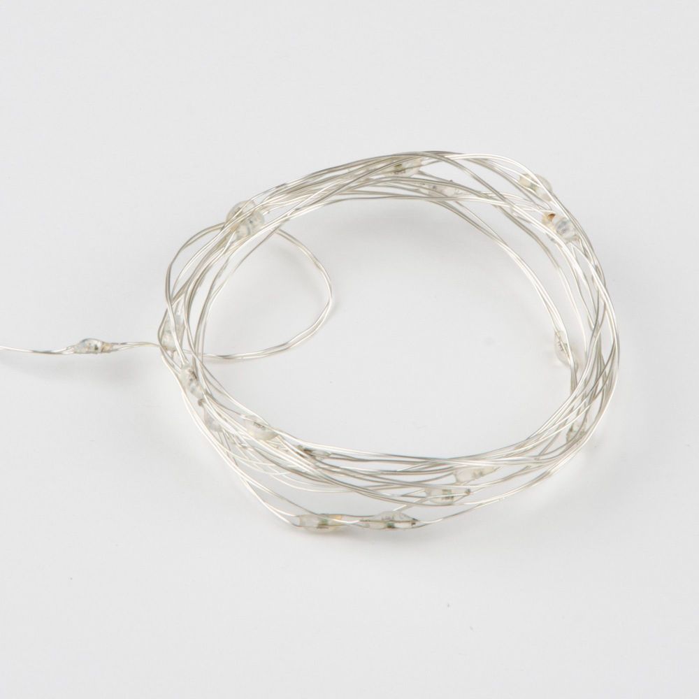 ULD-S0200-020-DTB-3AA-RC RGB IP20 DEW Гирлянда светодиодная Роса на батарейках 3AA не в-к. 2м. 20 светодиодов. RGB свет. Пульт ДУ в-к. Провод прозрачный. TM Uniel