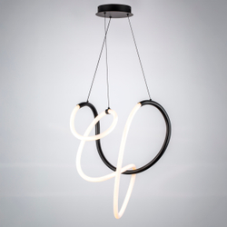 637067 Люстра CORINTO 30W LED 2530LM ЧЕРНЫЙ 3000K IP20