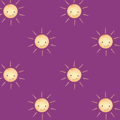 Солнышко (на фиолетовом фоне)