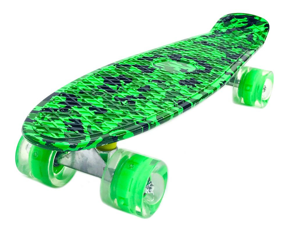Скейтборд PWSport Colors 22" Хаки зеленый