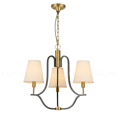 Люстра Cloyd HEEKS C3 / Ø56 см - латунь/черн. (арт.12357)