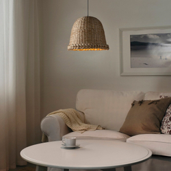 IKEA MÄVINN  (ИКЕА МÄВИНН)  -  Абажур для подвесной лампы, банановое волокно/ручная работа, 30 см