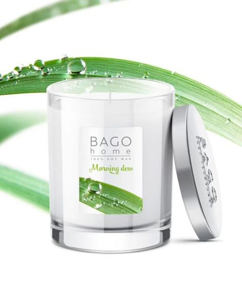 Утренняя роса, ароматическая свеча, Bago home