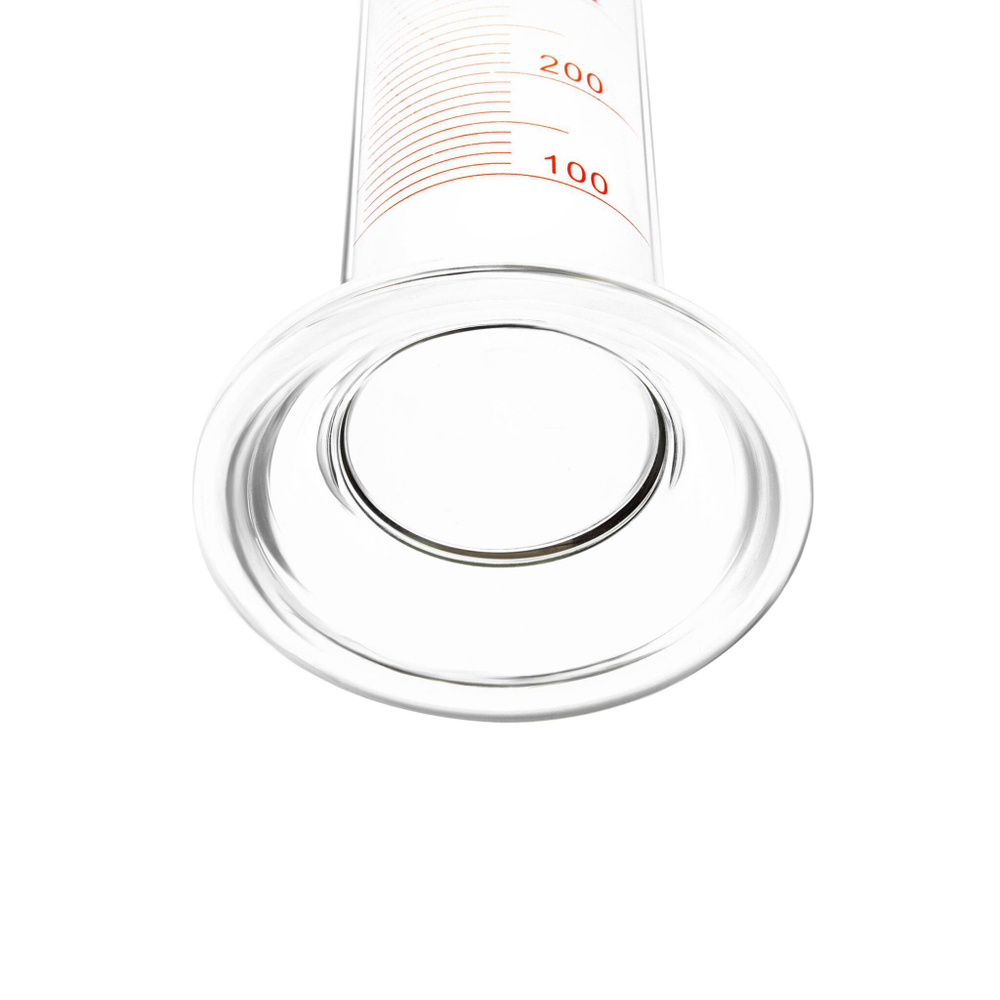 Цилиндр мерный стеклянный с носиком, 1000 мл, на круглом стеклянном основании
