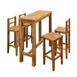 Стол барный из массива дуба Клермон-01