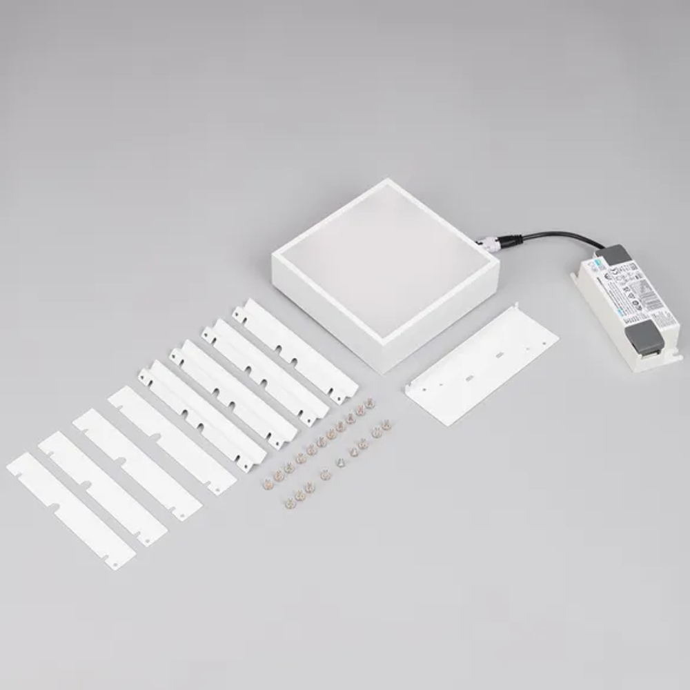 Светильник DL-GRIGLIATO-S140x140-18W Warm3000 (WH, 100 deg, 230) (Arlight, IP40 Металл, 5 лет) 045696