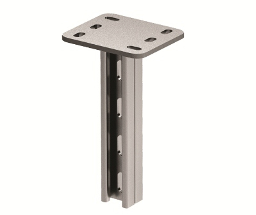 Вертикальный подвес двойной 41х21, L600, INOX 304