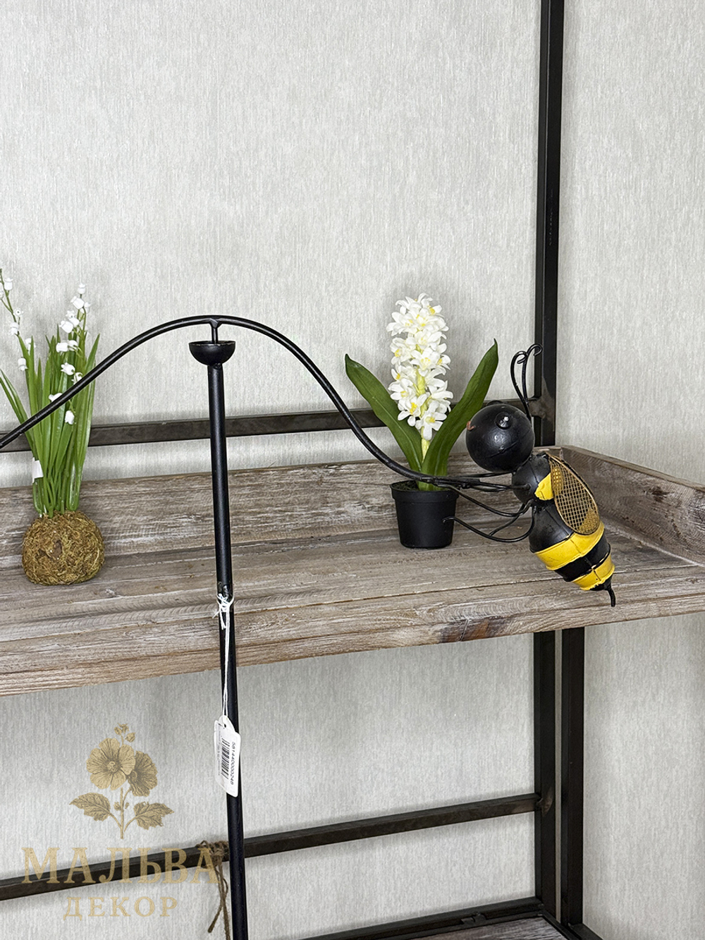 Декор-балансир садовый на опоре из металла "Пчёлка" CAMPO Home & Garden