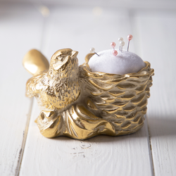 Игольница Птичка Терра Айвори