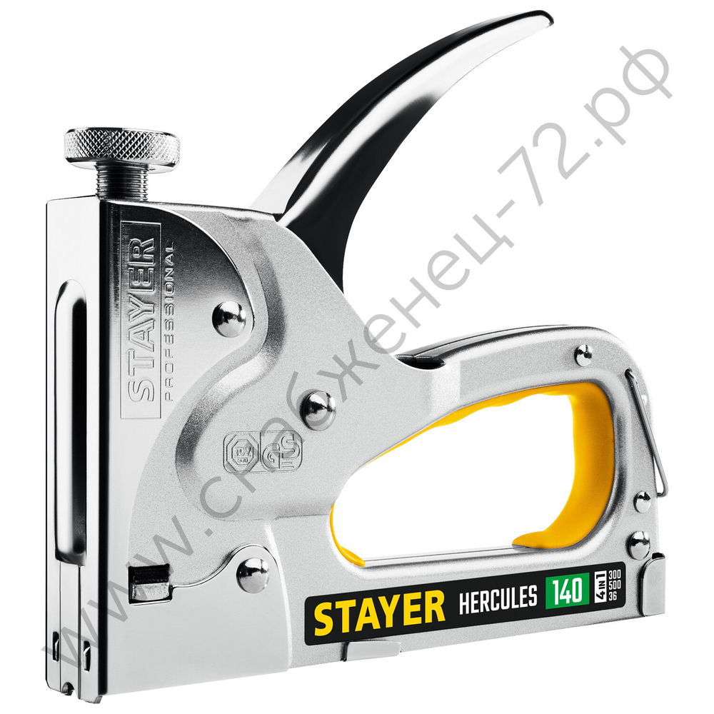 STAYER HERCULES-140 тип 140 (G/11/57) 20GA (6-14 мм)/36/300/500, стальной мощный степлер (31510)