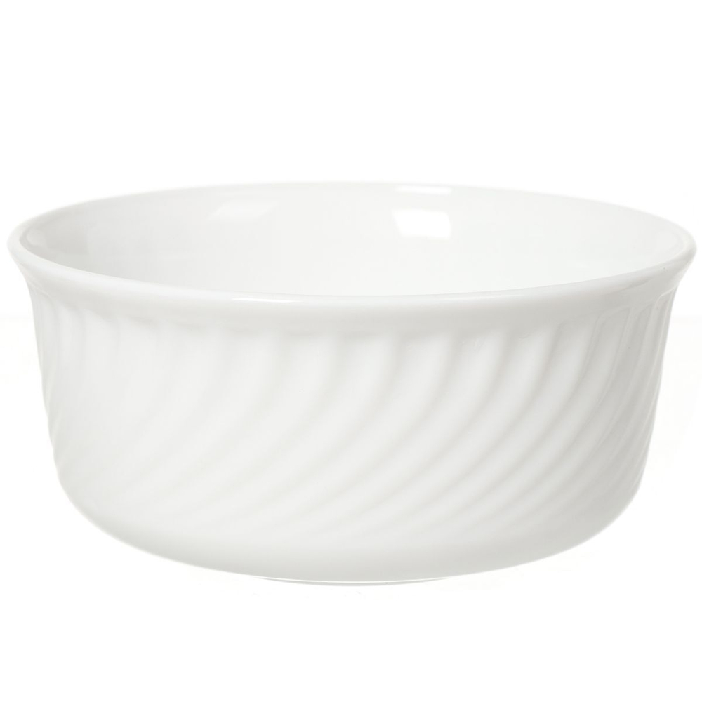 Салатник стеклокерам, кругл, 3 шт, 19,16,14 см, с крыш, Белый, Daniks, HDW-55/66/75 292666