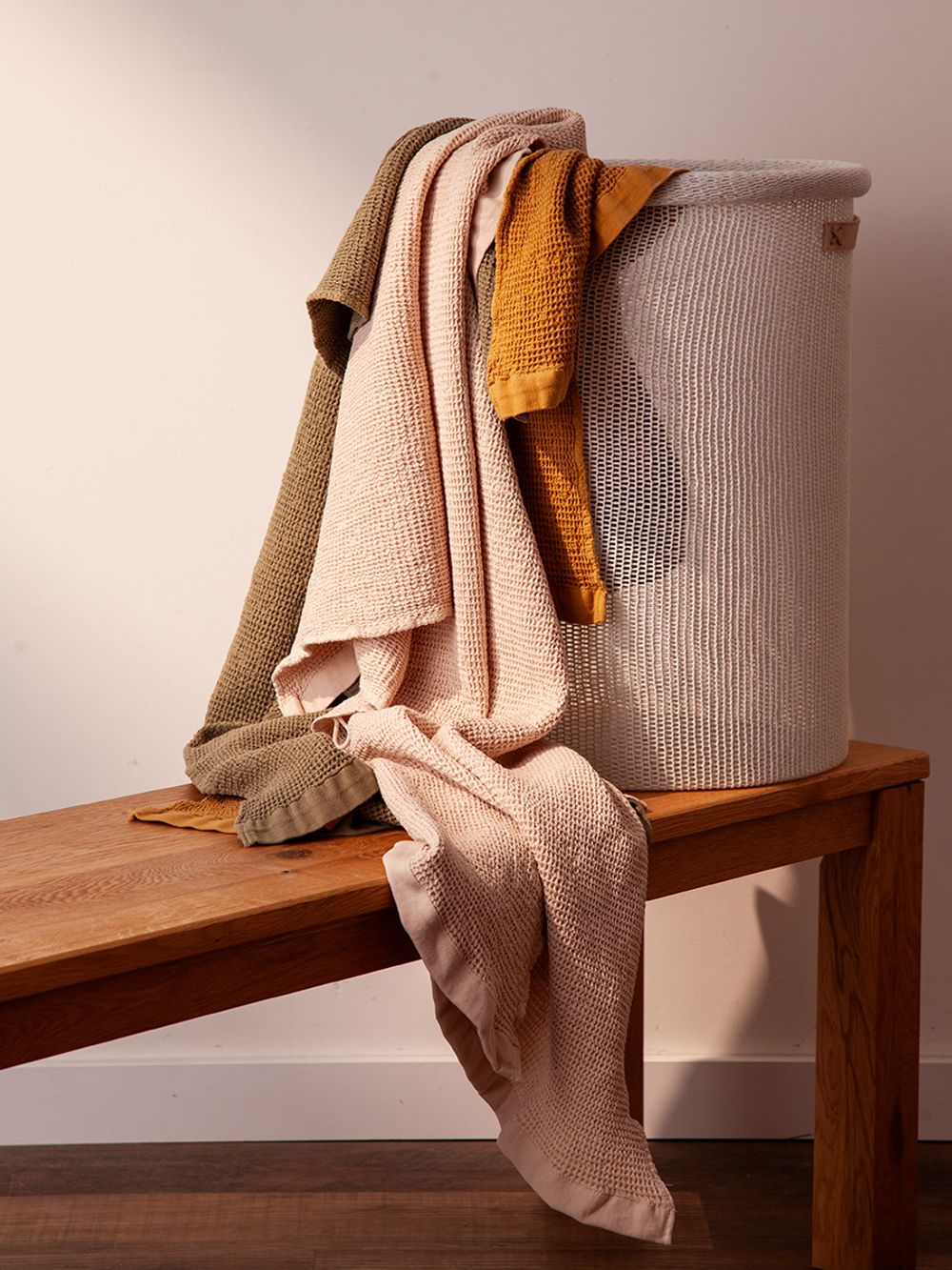 Корзина для хранения Sustainable collection, Ø37х52 см, молочная