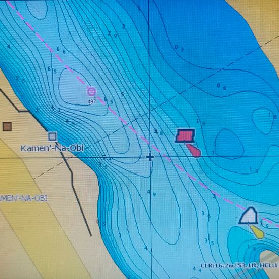 C-MAP Россия Сибирь Новосибирское вдхр, Обь, Томь для Lowrance / Simrad / B&G  MAX-N+ RS-Y510