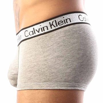 Мужские трусы Calvin Klein боксеры серые (модал) CK18106